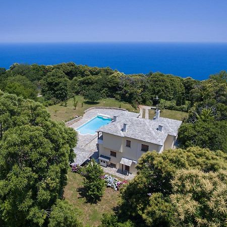 Luxury Villa With Pool In Tsagkarada Eksteriør billede